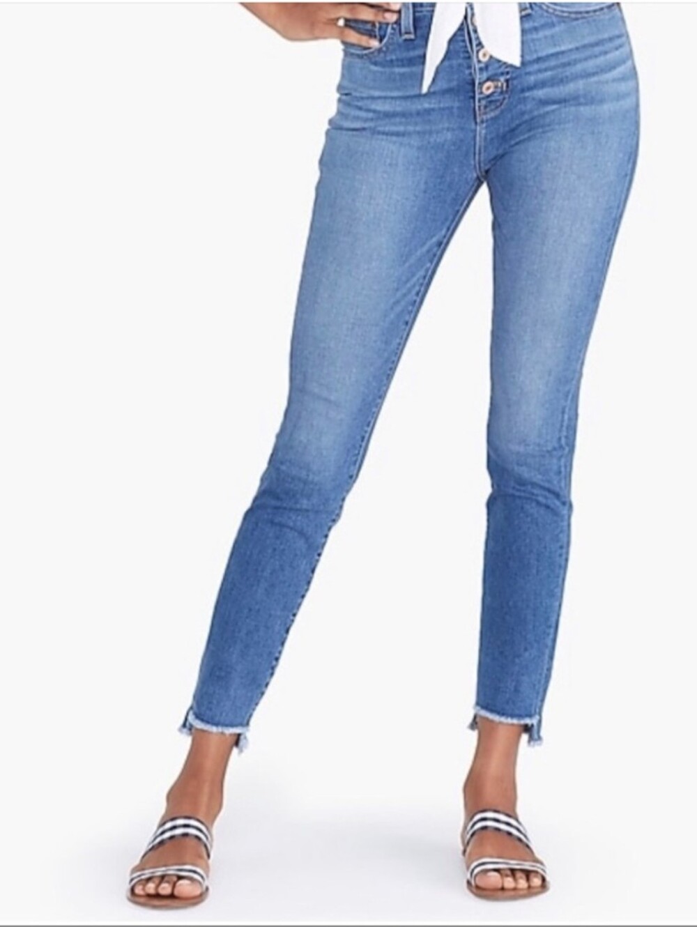 J. Crew Mercantile 10" highest-rise jean with button fly Size 29